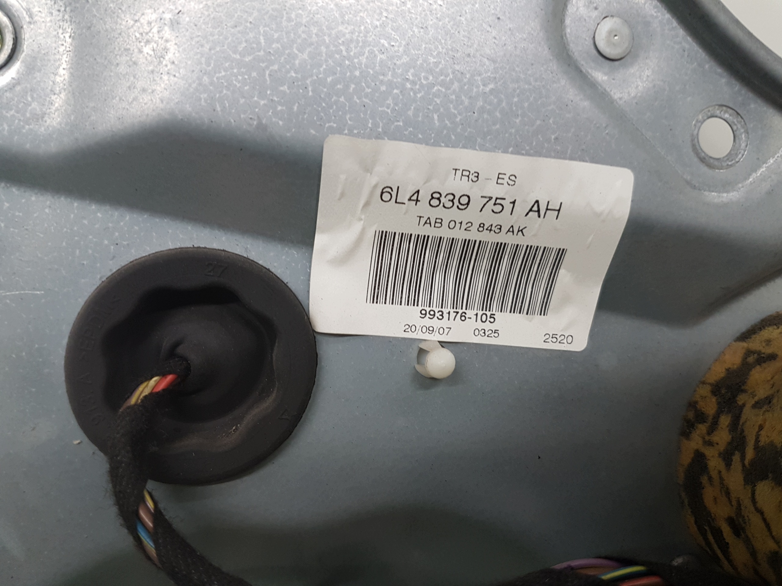 mechanism windows left rear part SEAT IBIZA 3 FL 6L4839751AH