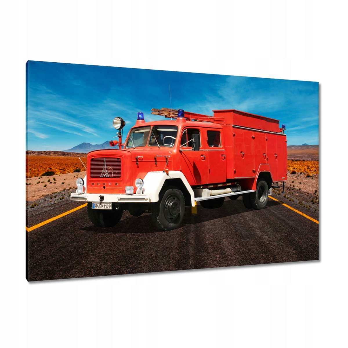 Obrazy 120x80 Hasičský vůz