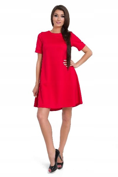 NATALIA SIWIEC trapezowa sukienka __ S / 36 Styl glamour