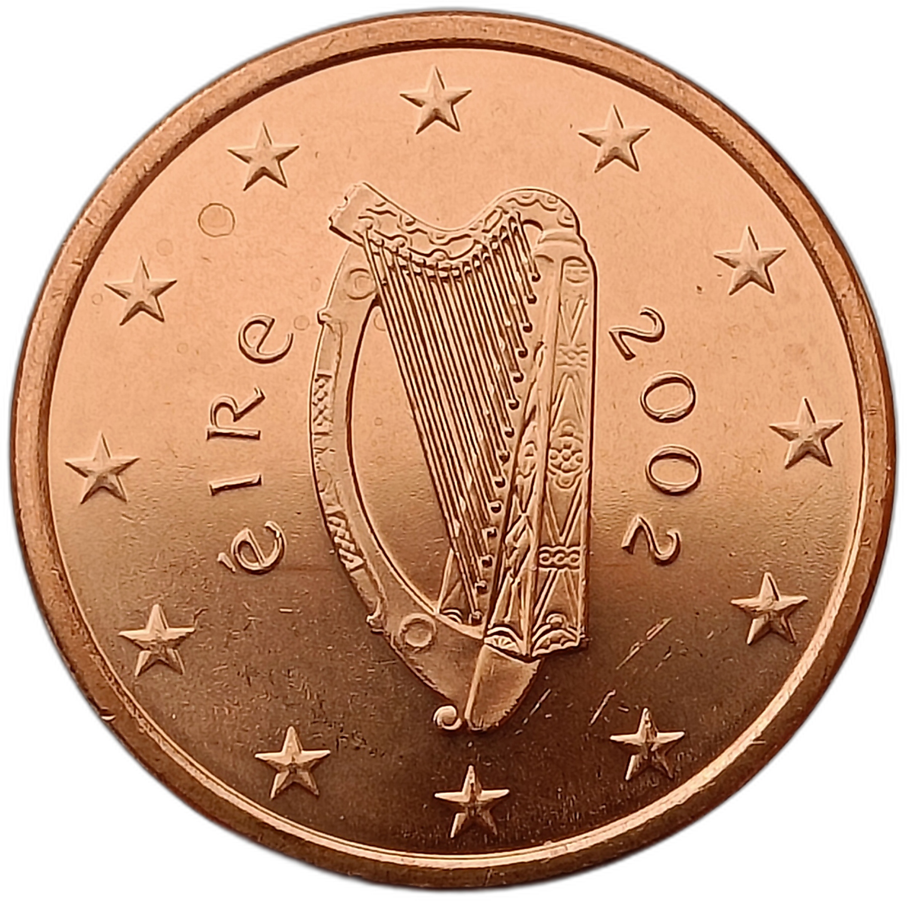 ИРЛАНДИЯ 5 EURO CENTS 2002 МОНЕТНЫЙ ДВОР АРФА