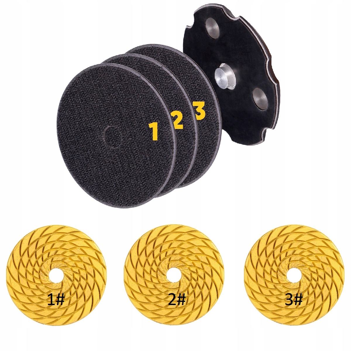 

Tarcza dysk Click-Lock Prо 100mm+Coolpad 3x zestaw