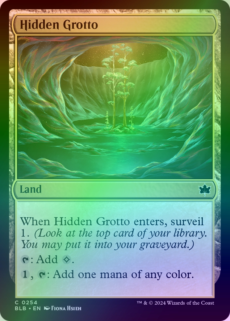 [mtg] Hidden Grotto (blb) *foil*