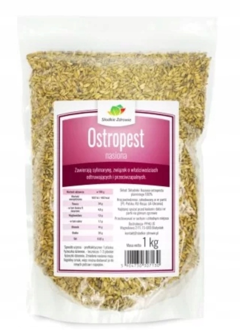 Słodkie Zdrowie Ostropest ziarno 1kg