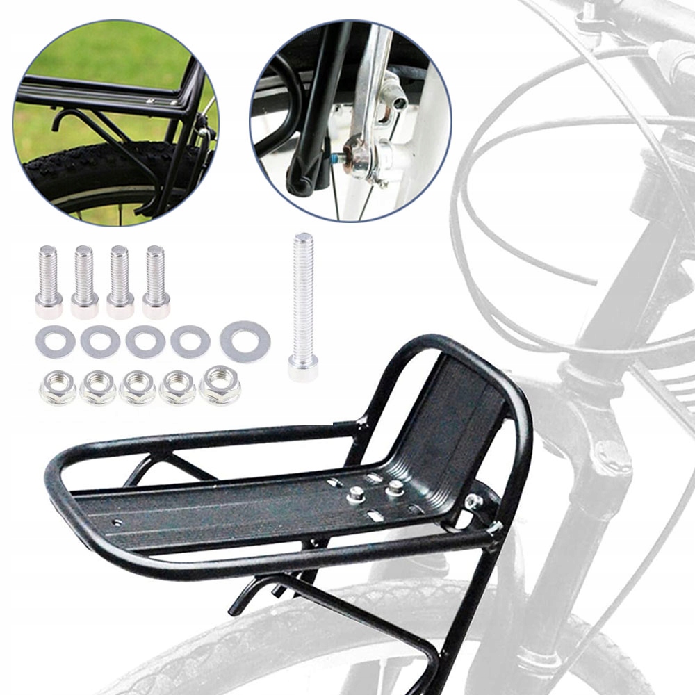 Przedni Bagażnik Na Rower Górski Ze Stopu Aluminium, Bagażnik Rowerowy