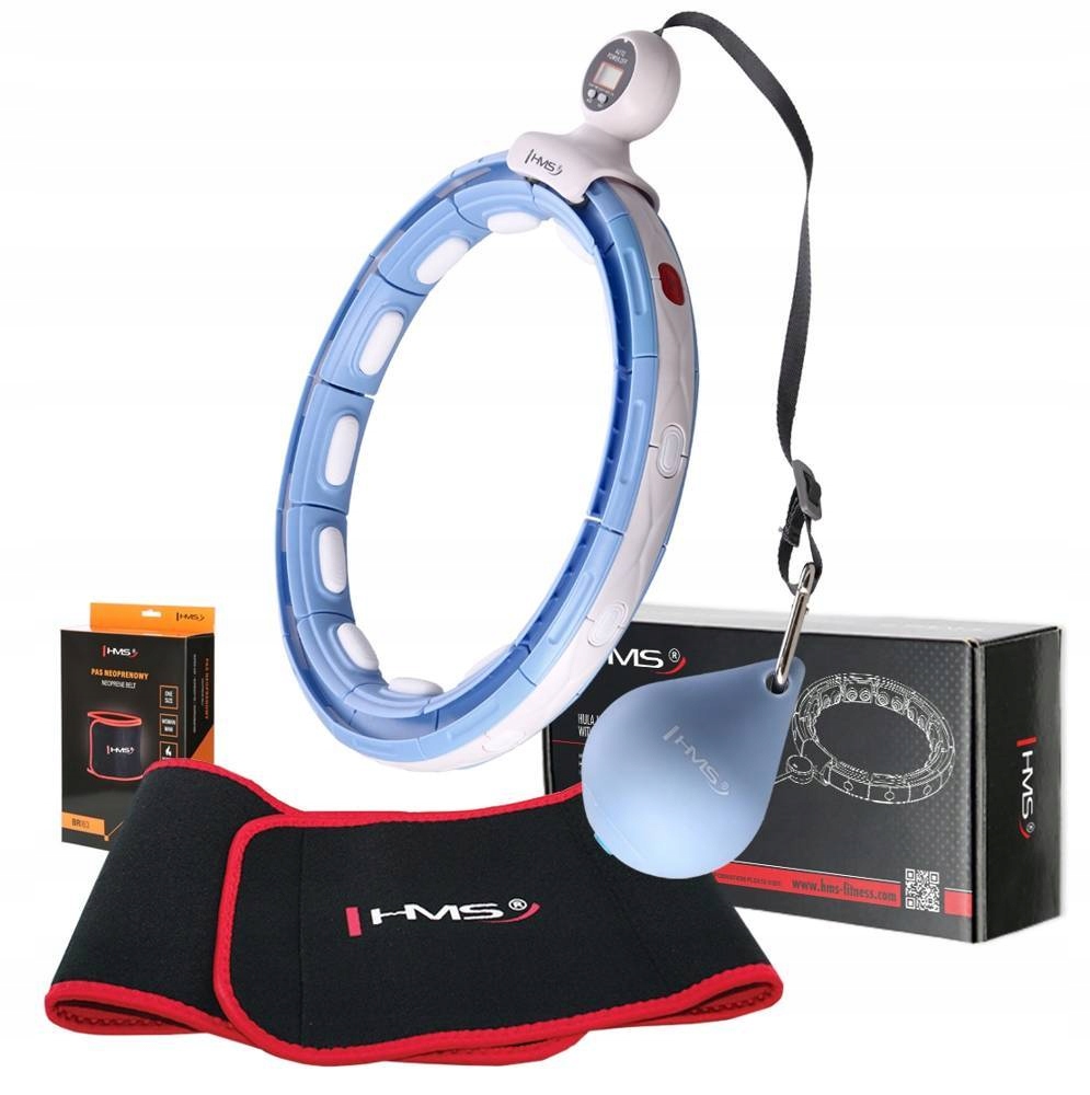 Hula Hoop Magnetický s gravitačním míčem a počítadlem zeštíhlující pás