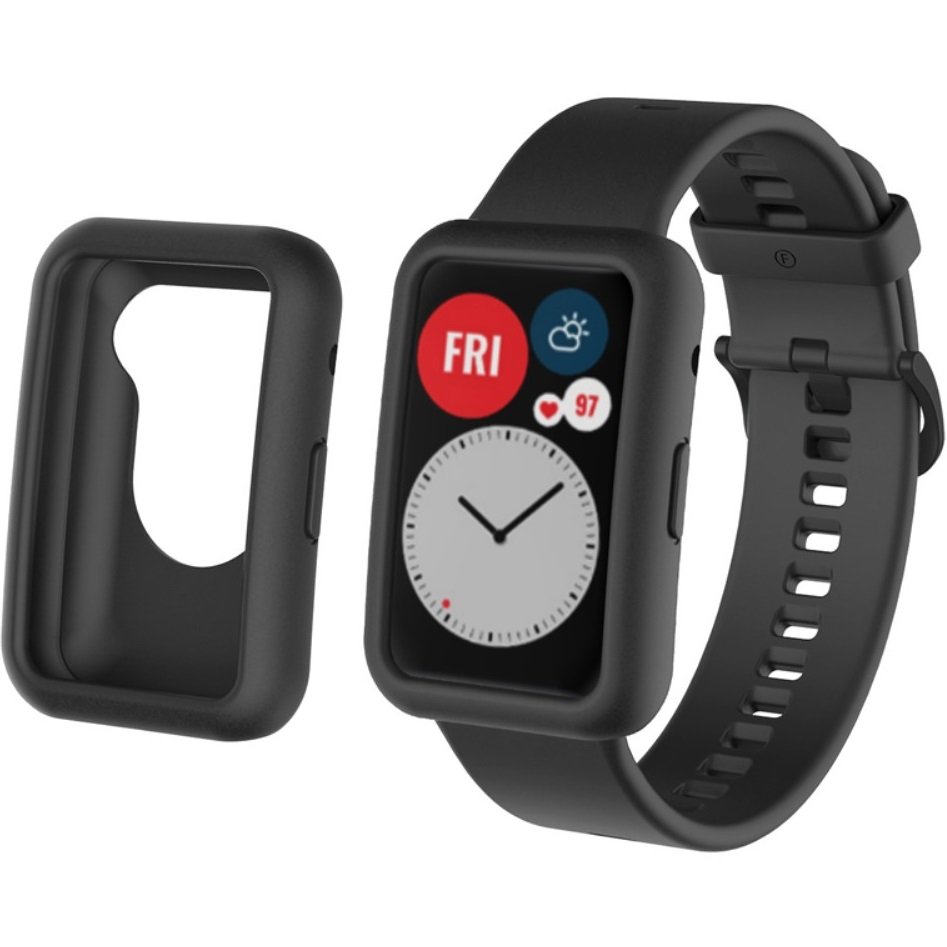 

Silikonowy Pasek Z Etui Do Huawei Watch Fit