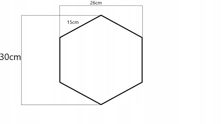 Panele dekoracyjne PLASTRY MIODU HEXAGON CENA!!! Grubość 30 mm