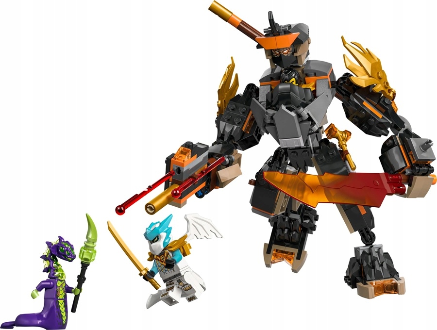 stavebnice Lego Ninjago Mech speciální Cole Zane v dračí zbroji 364 dílků 71854