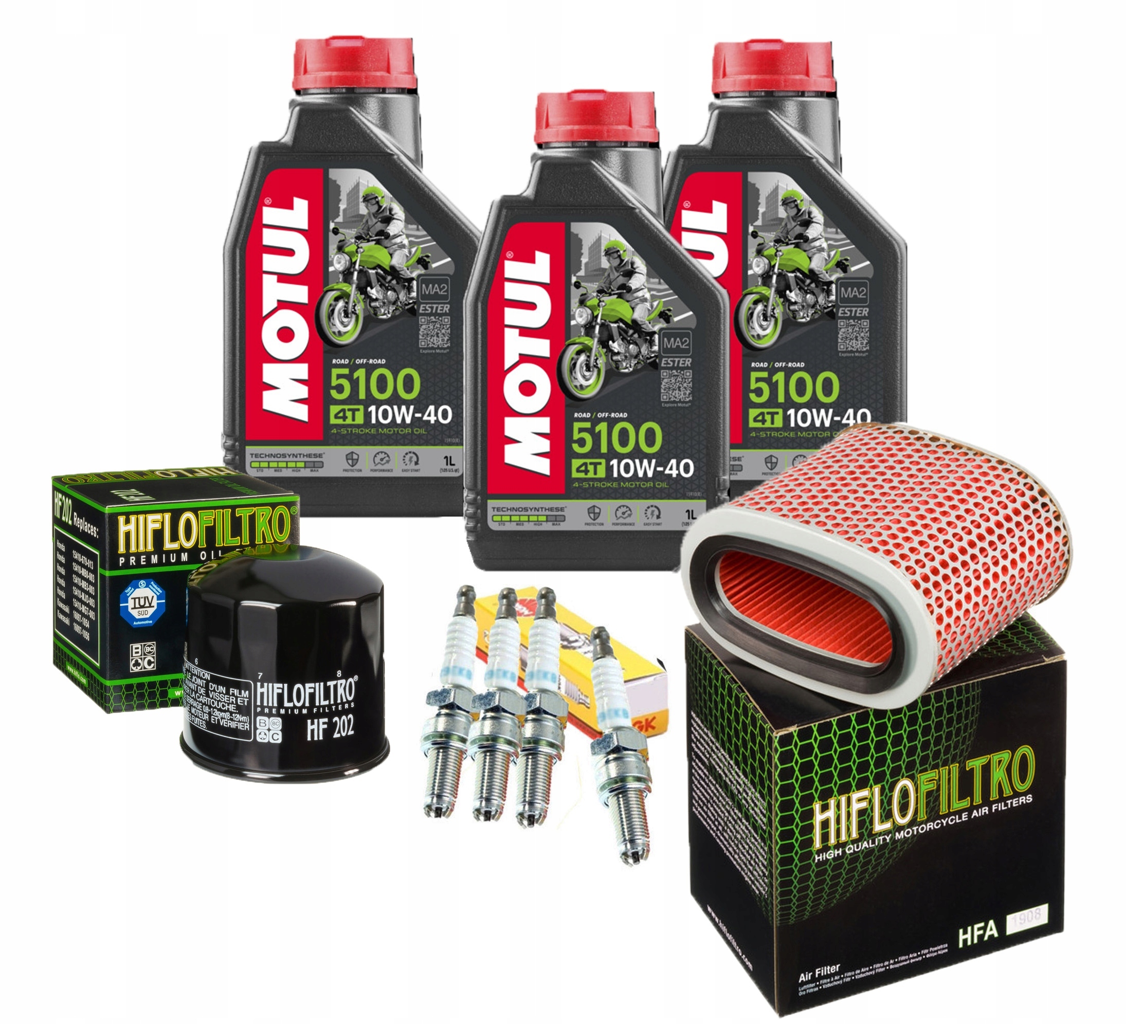 Filtr HONDA VT 1100 SC23 89-95 Olej Motul Świece