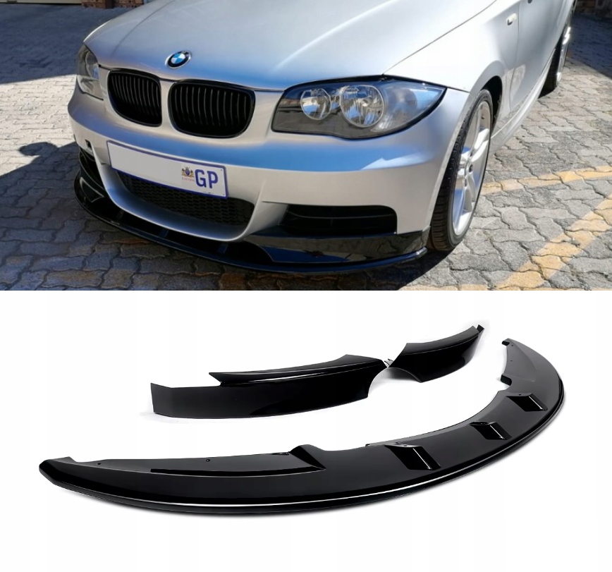 Kryt nárazníka Čierny Lesk Splitter Bmw E82 E88 2007-2013 M Balíček