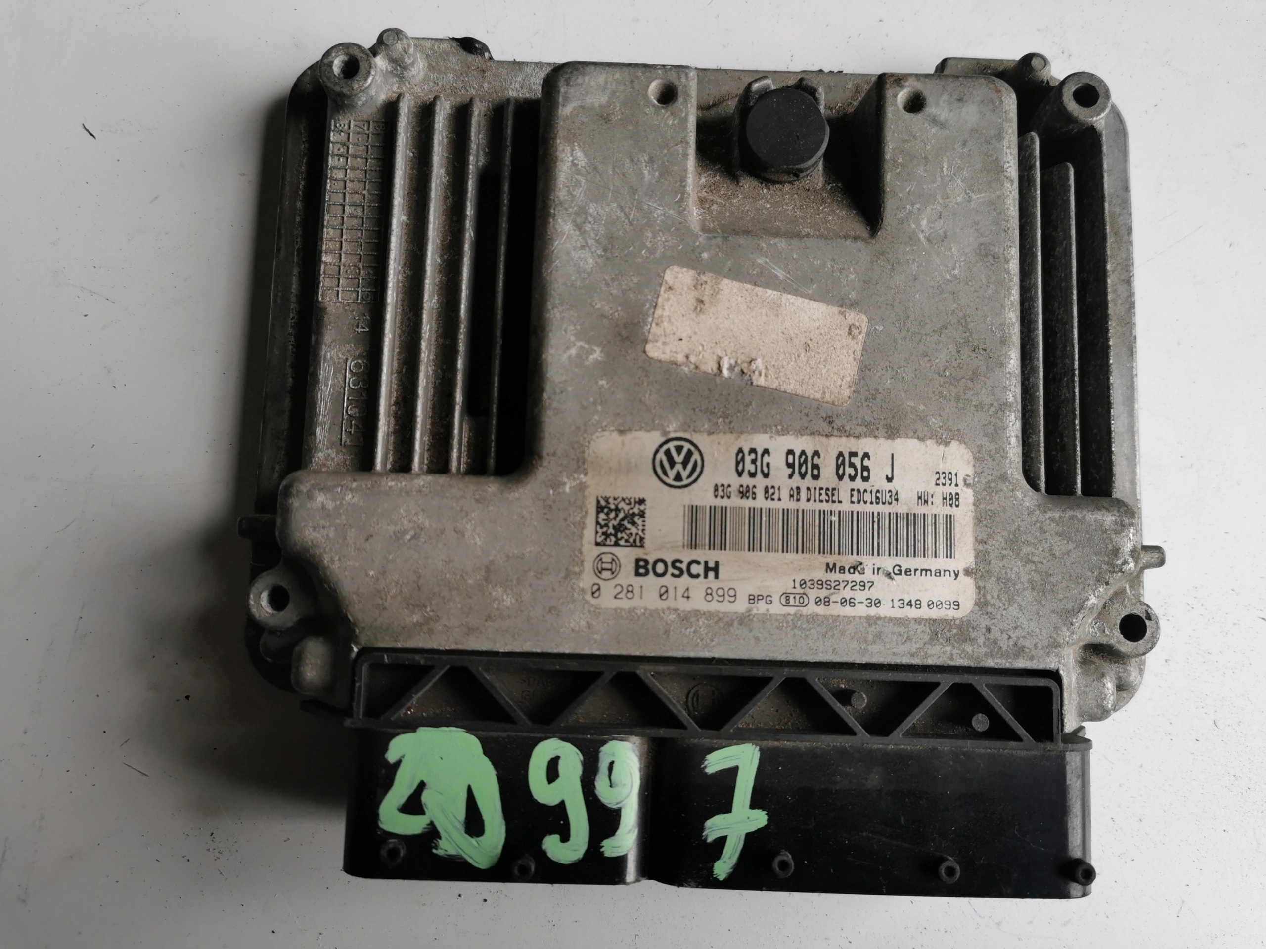 VW GOLF 1.9TDI 0281014899 03G906056J computer ECU