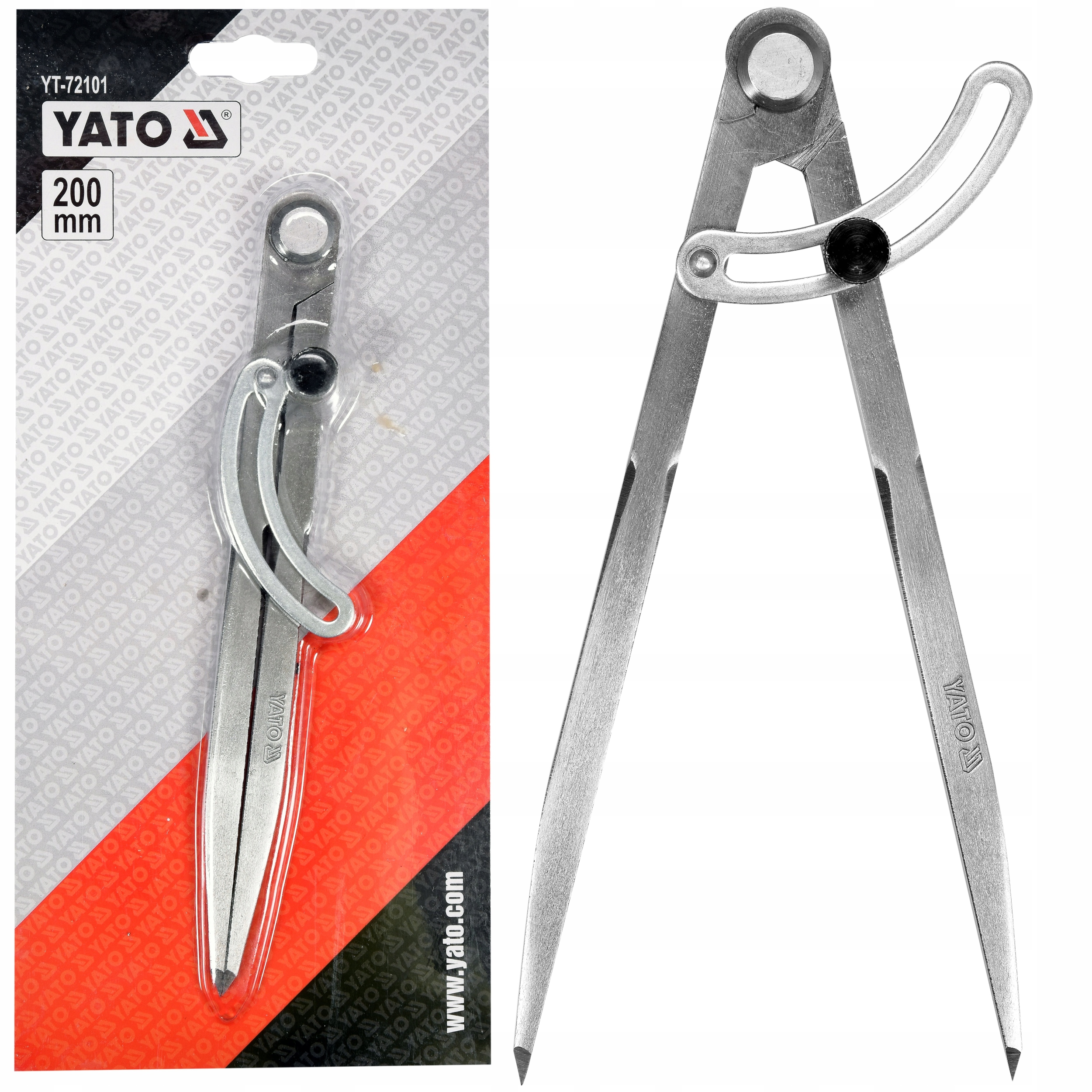 

Cyrkiel Traserski Z Łukiem Nastawnym 200MM Yato