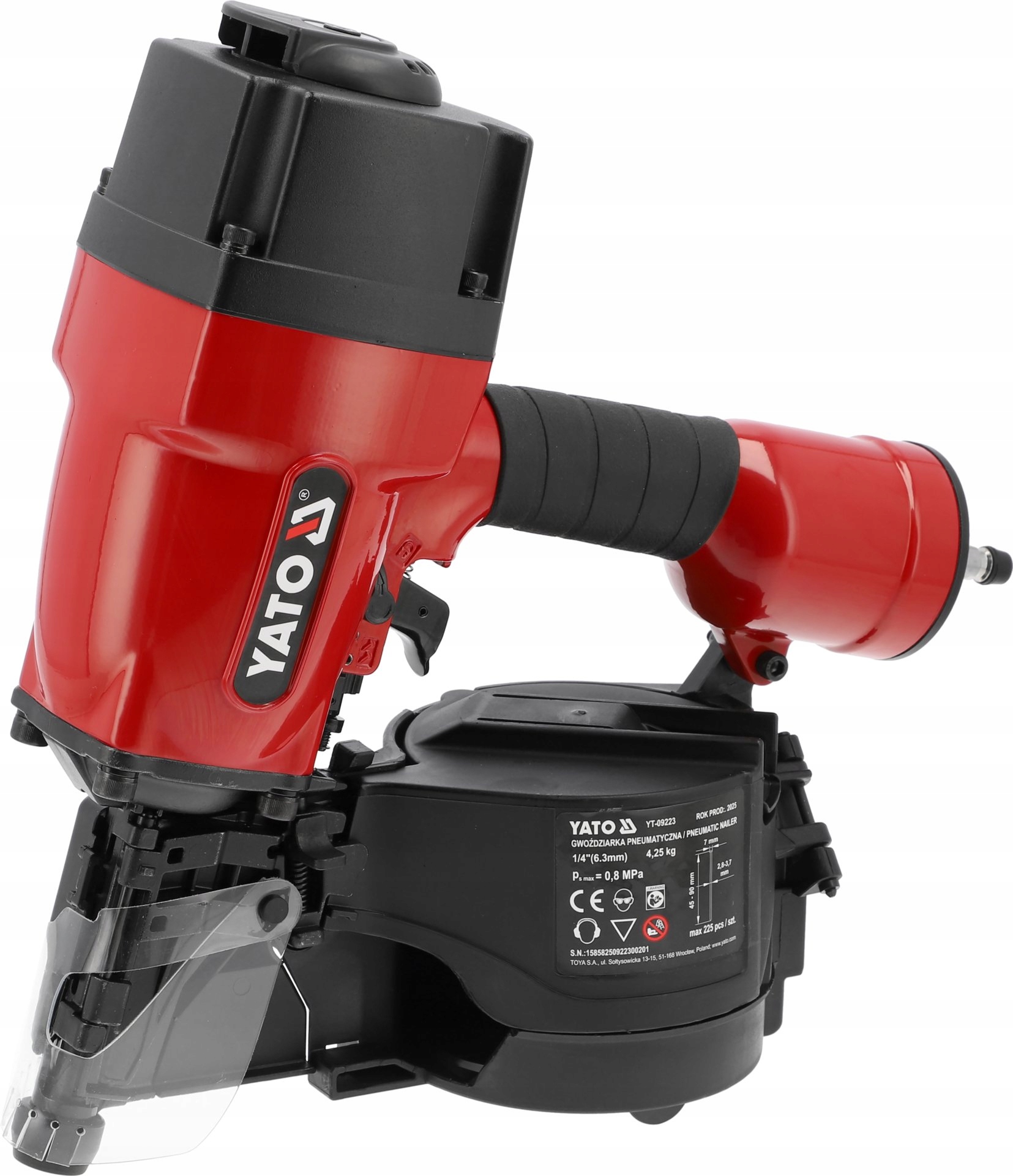 Praktická Bubnová Hřebíkovačka Na Hřebíky 45-90 MM YT-09223