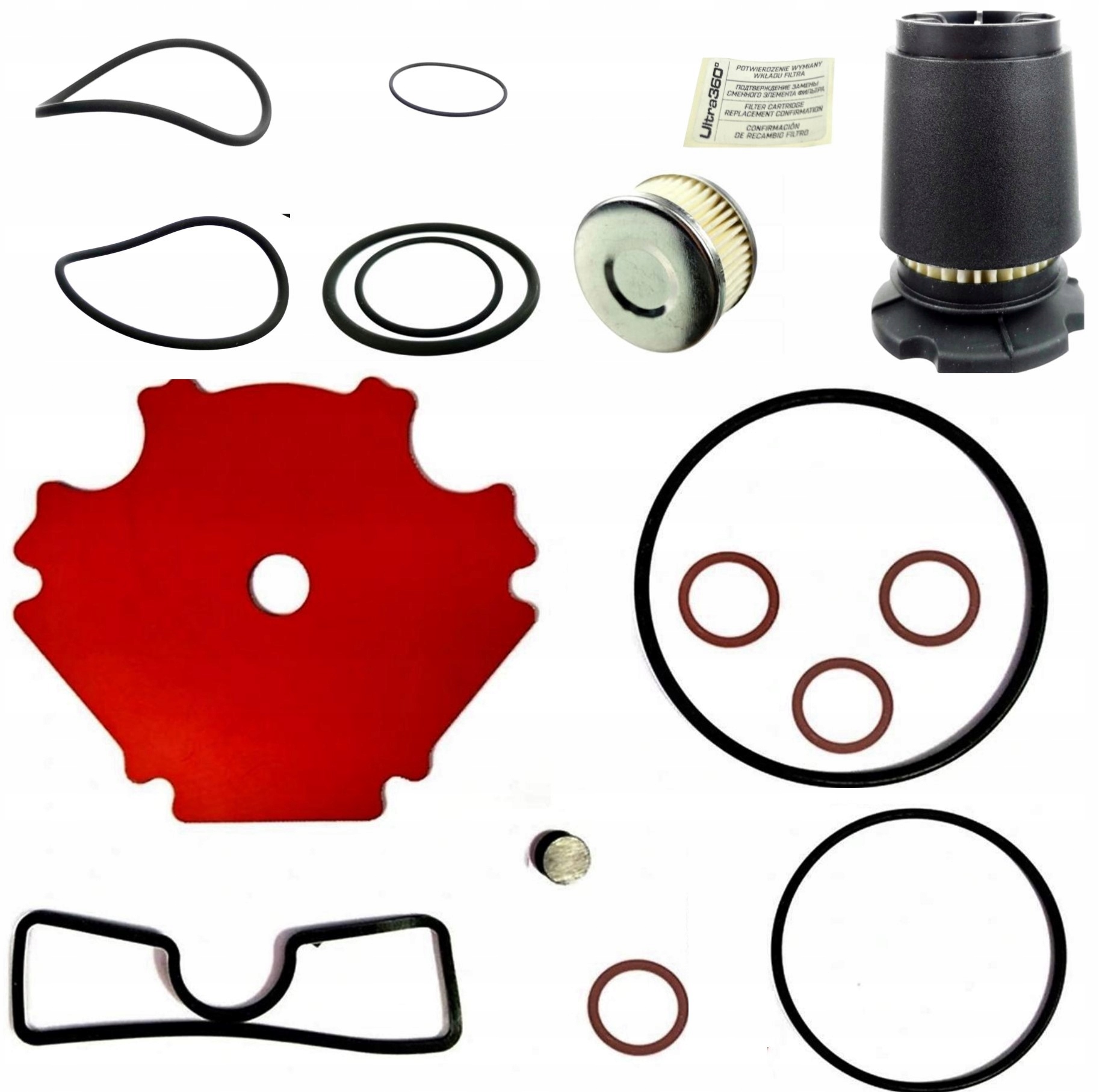 ZESTAW KOMPLET NAPRAWCZY ALEX SHARK 1200 1500