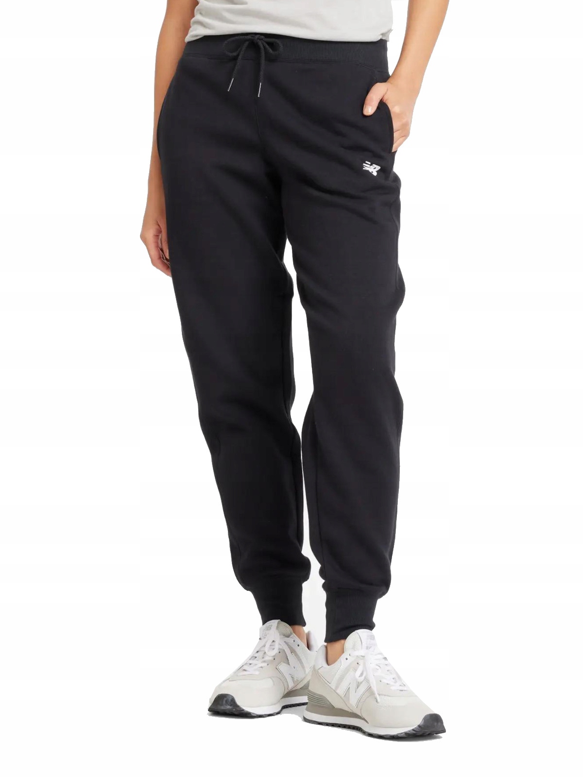Dámské tepláky New Balance WP43805BK joggery černé sportovní 2XL