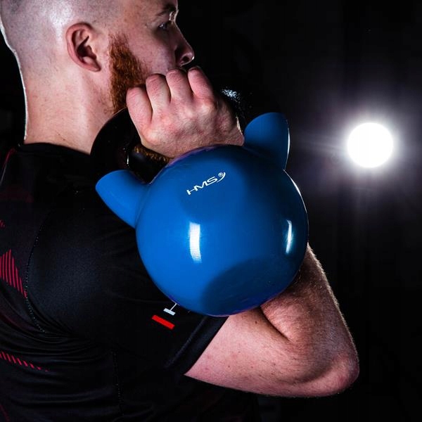 KETTLEBELL ŻELIWNY POKRYTY WINYLEM HMS KNV28 28 KG Rodzaj winylowe