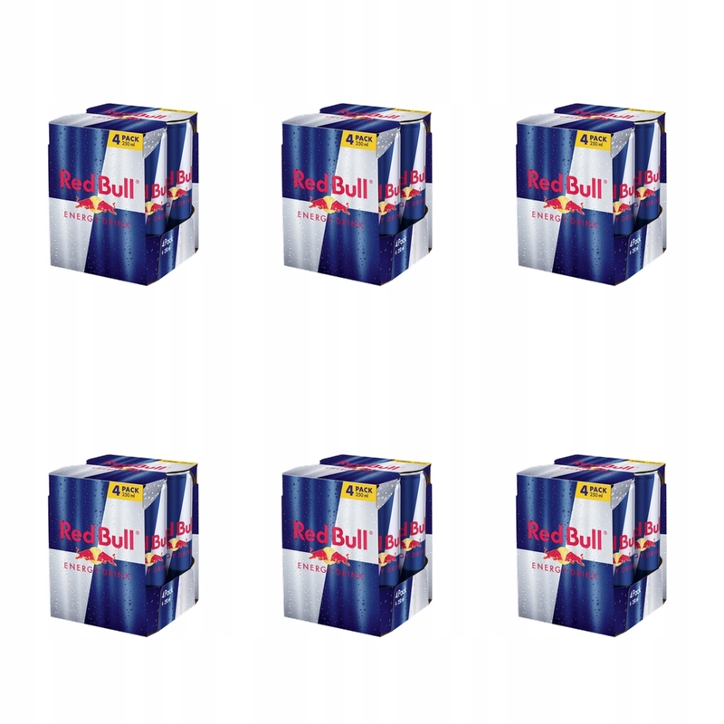 Red Bull Energy Drink 4Pack x 250 ml X6