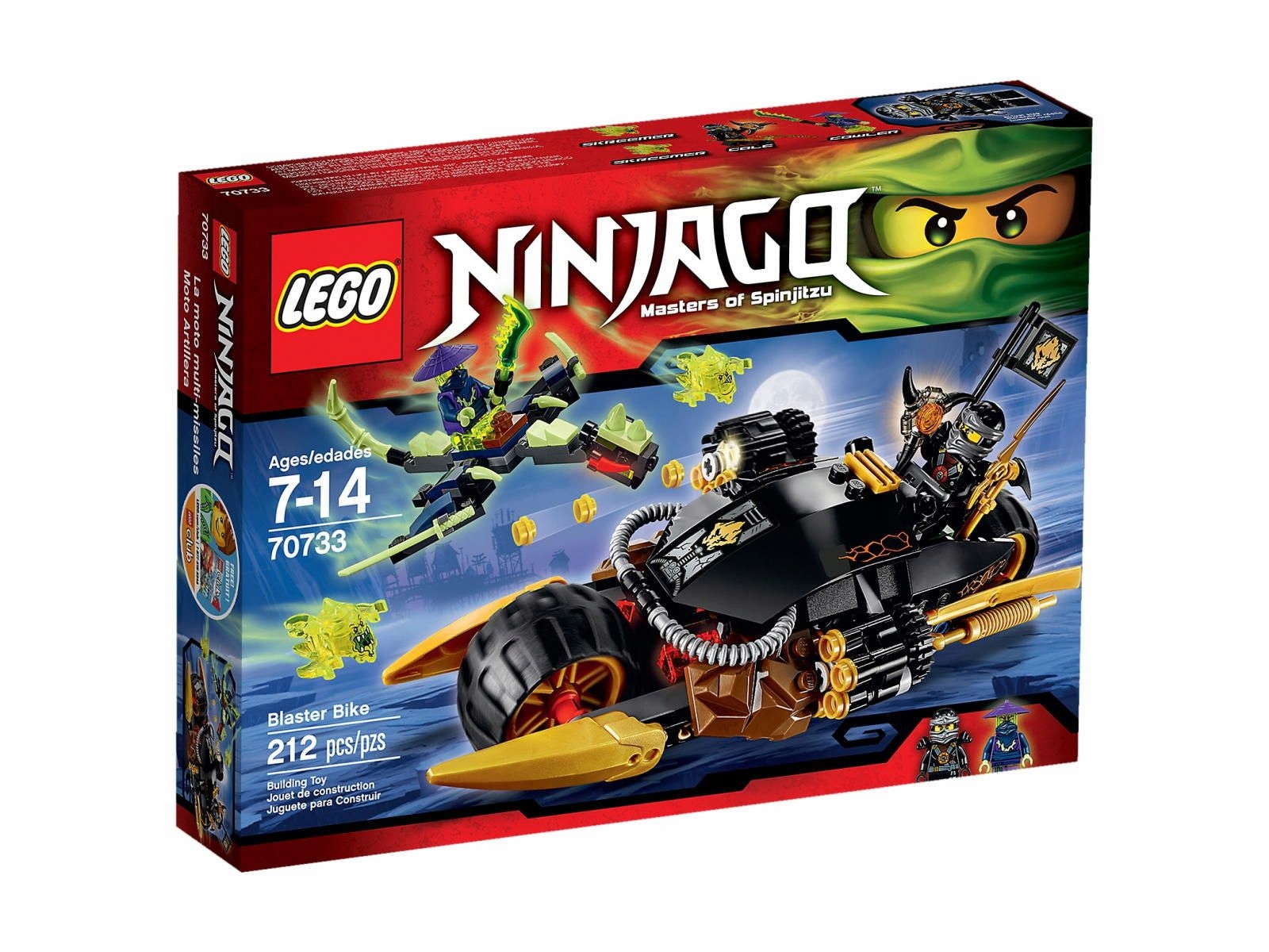 Lego 70733 Ninjago Motocykl Cole`a Motor