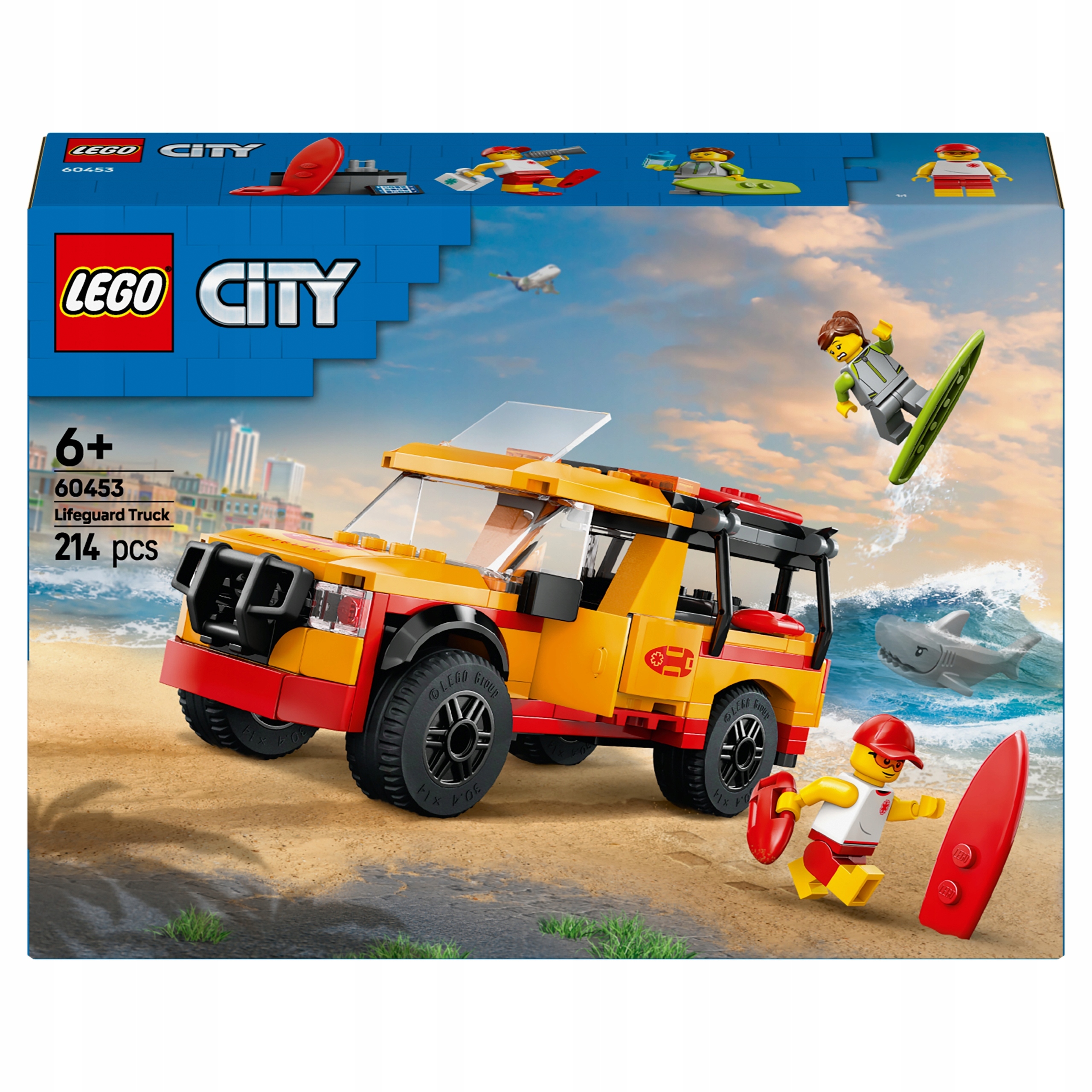 Klocki LEGO City Furgonetka ratowników plażowych 60453