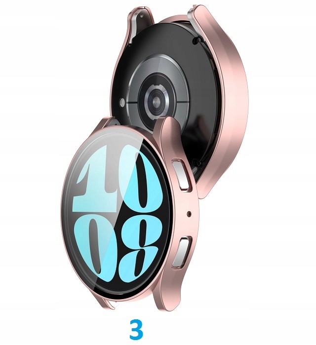 Etui Ochronne z wbudowanym szkłem 2w1 do Samsung Galaxy Watch 7 40mm KOLORY Marka Inna