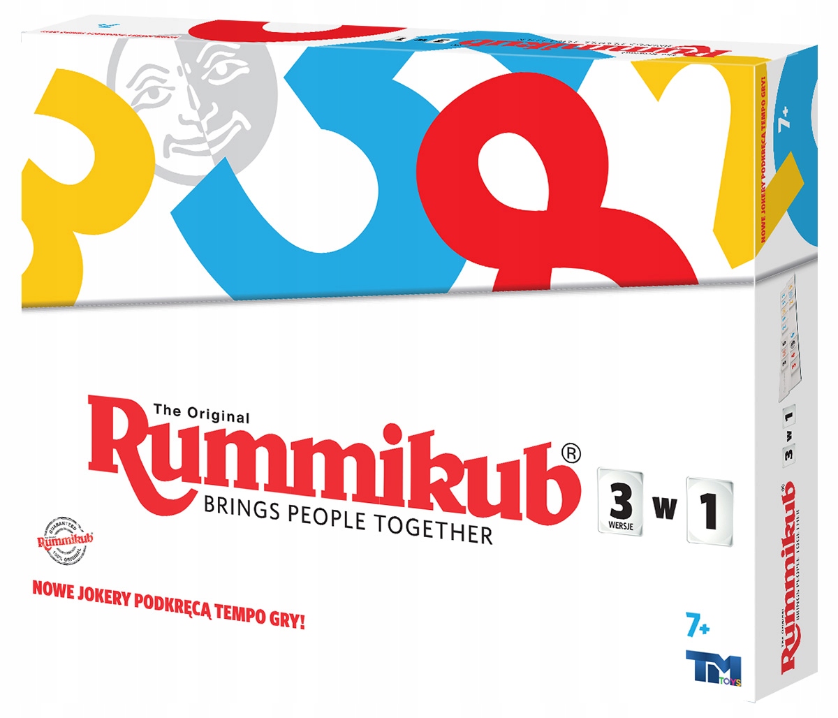 Игра RUMMIKUB семейная игра с числами 3в1 3 версии игры для всей семьи