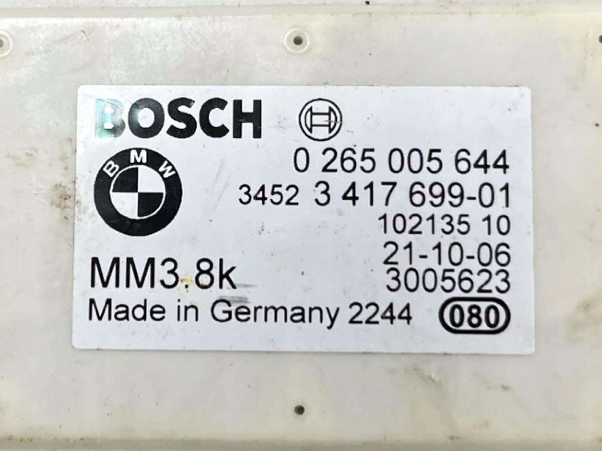 Sensor przyspieszenia BMW X3 E83 facelift 2006 3417699