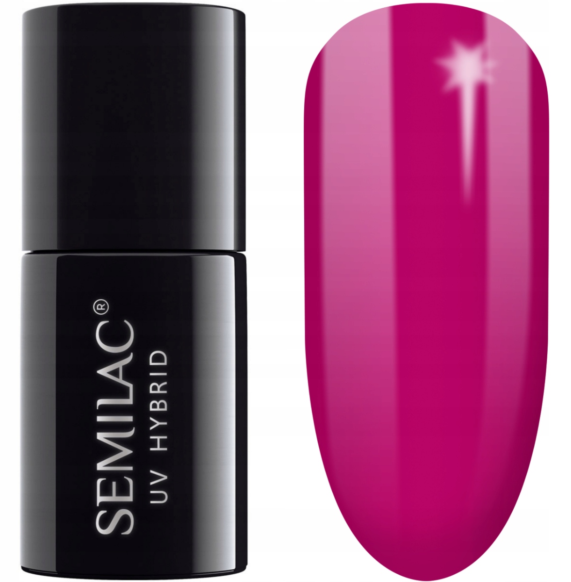 SEMILAC 082 Luminous Cyclamen UV LED Lakier Hybrydowy 7ml