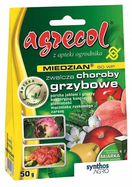 

Miedzian 50 Wp 50 g Agrecol choroby grzybowe zaraz