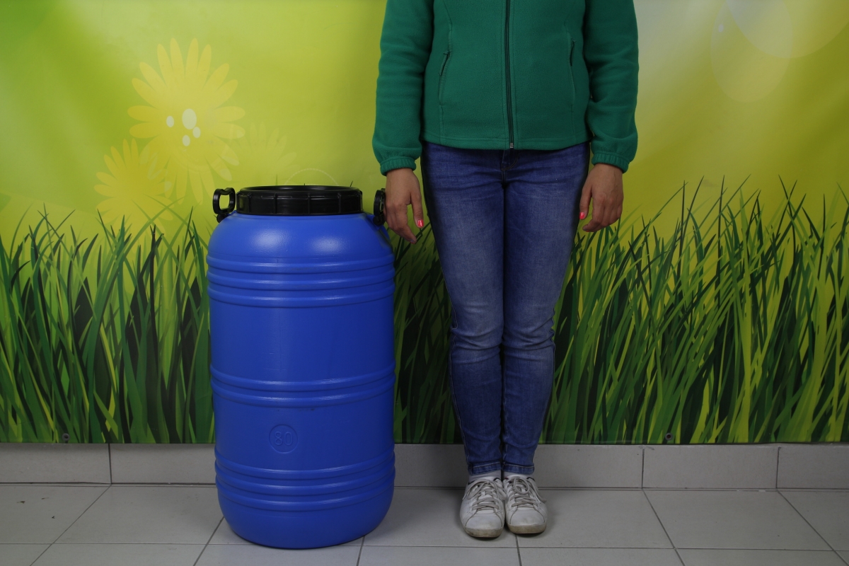 PLASTIKOWA BECZKA BECZKI POJEMNIK ZBIORNIK 80 NA WODĘ DO KISZENIA SPOŻYWKA Pojemność 80 l