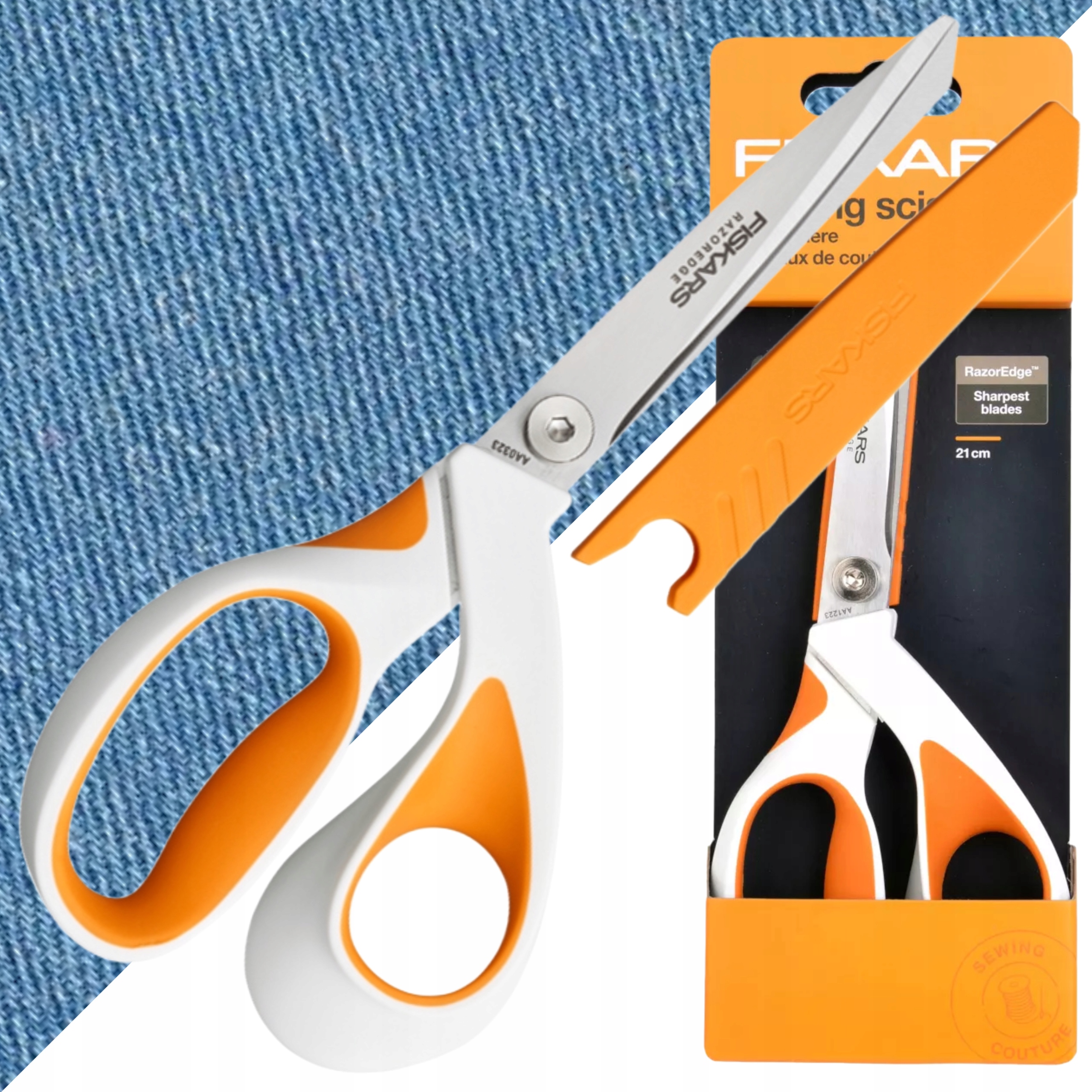 Nůžky Fiskars Razoredge Univerzální Krejčovské Nůžky Na Textil 21 CM