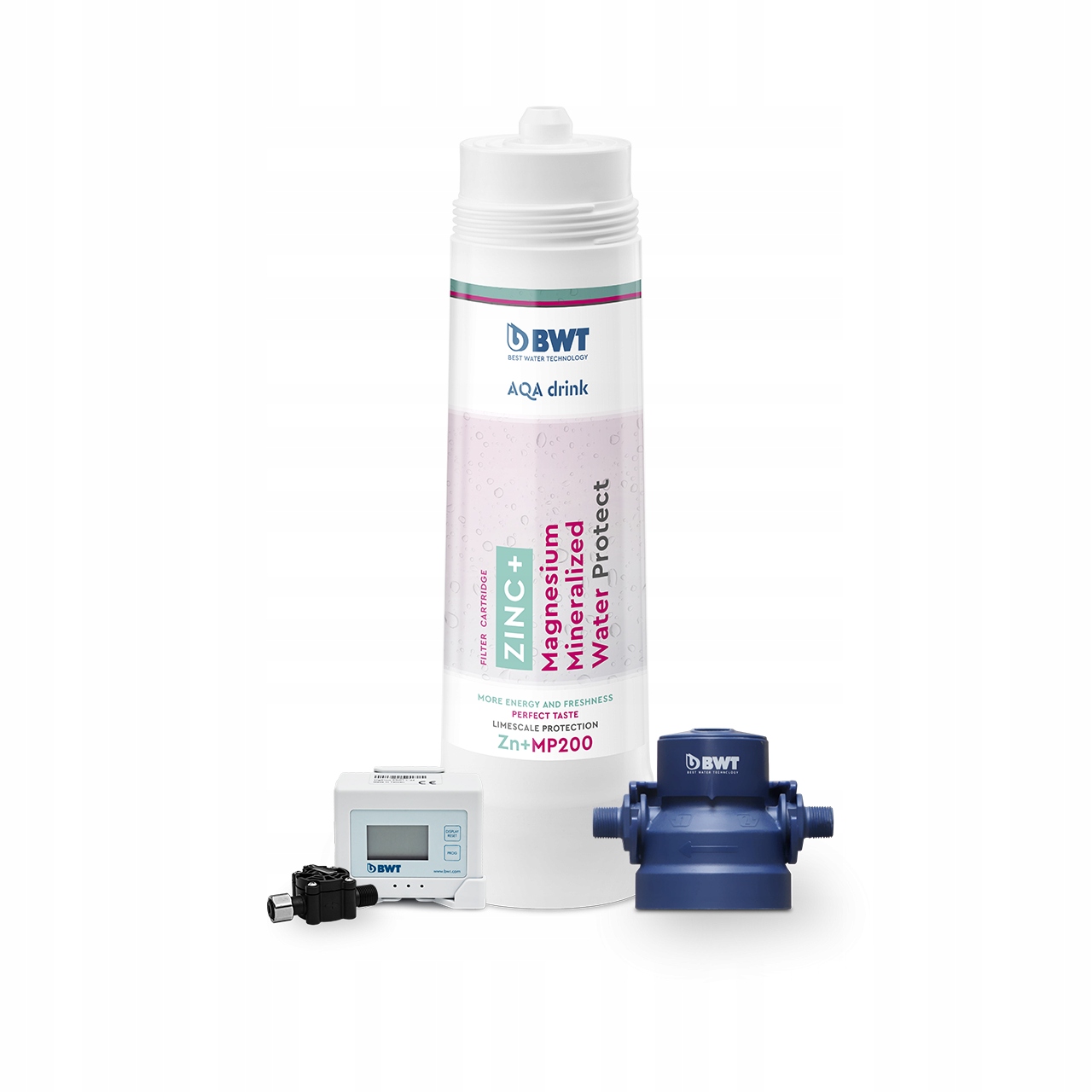 Zestaw Aqa drink Pure Zinc+ Set (Zn+MP200, głowica, monitor)