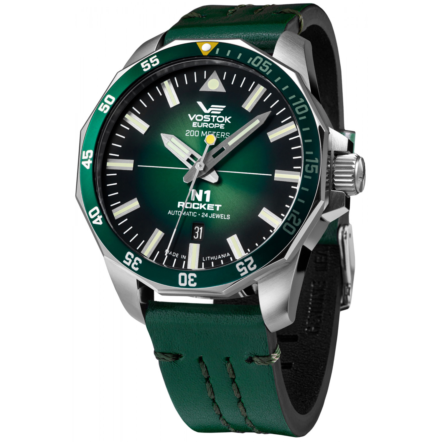 Pánské Hodinky Vostok Europe NH35A-225A710 zelené