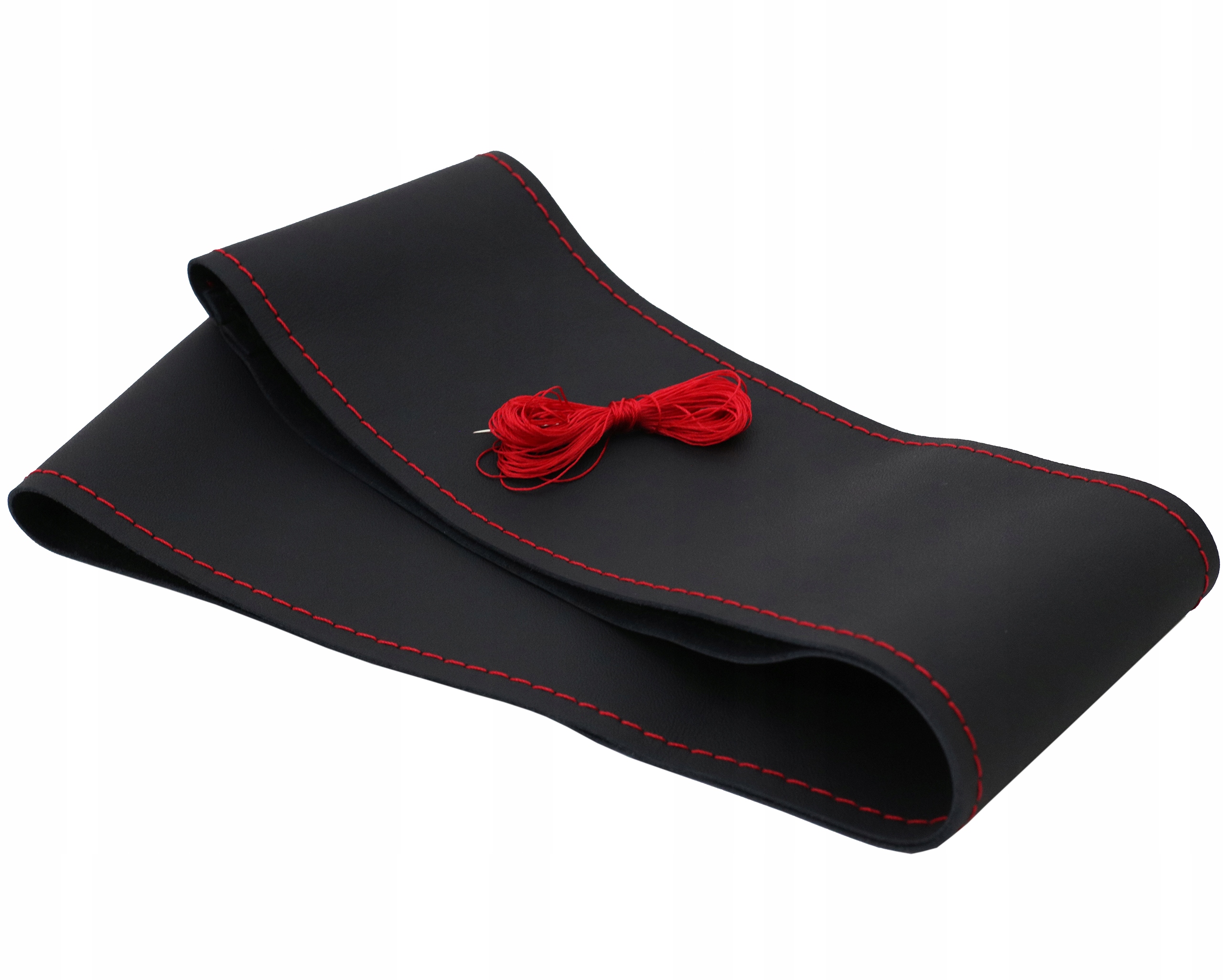 SKÓRZANY POKROWIEC NA KIEROWNICĘ Z DWÓCH KAWAŁKÓW