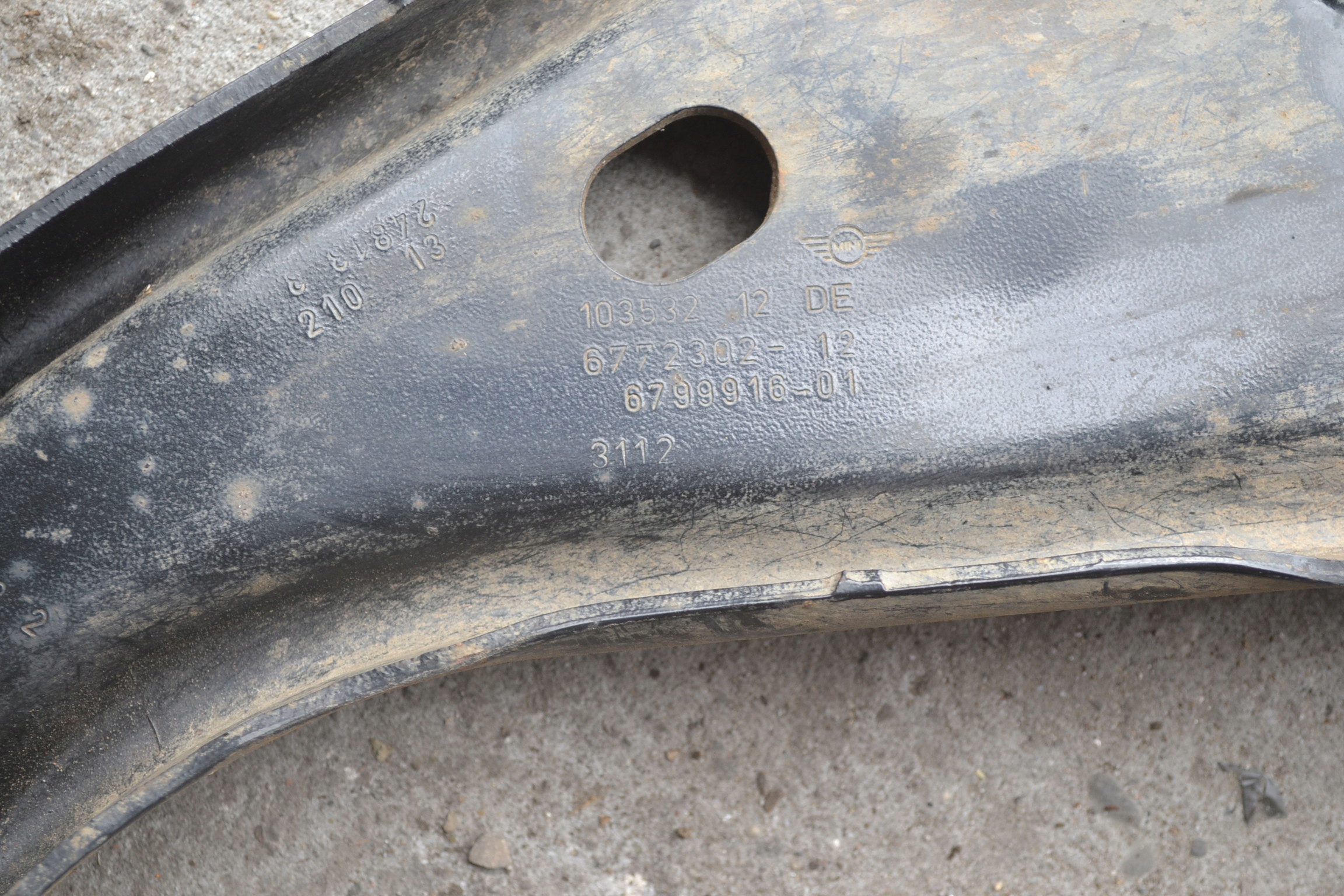 MINI CLUBMAN R55 arm left right front