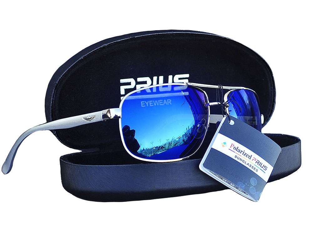

Okulary Męskie Polaryzacyjne Aviator Fleks Etui