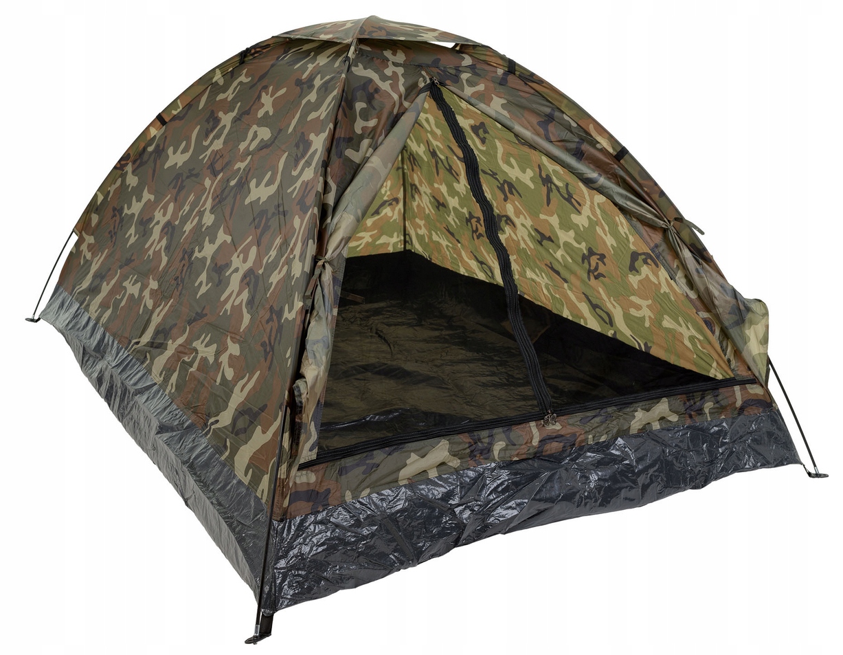 Mil-Tec Namiot Wojskowy Iglu Standard 2-osobowy Woodland