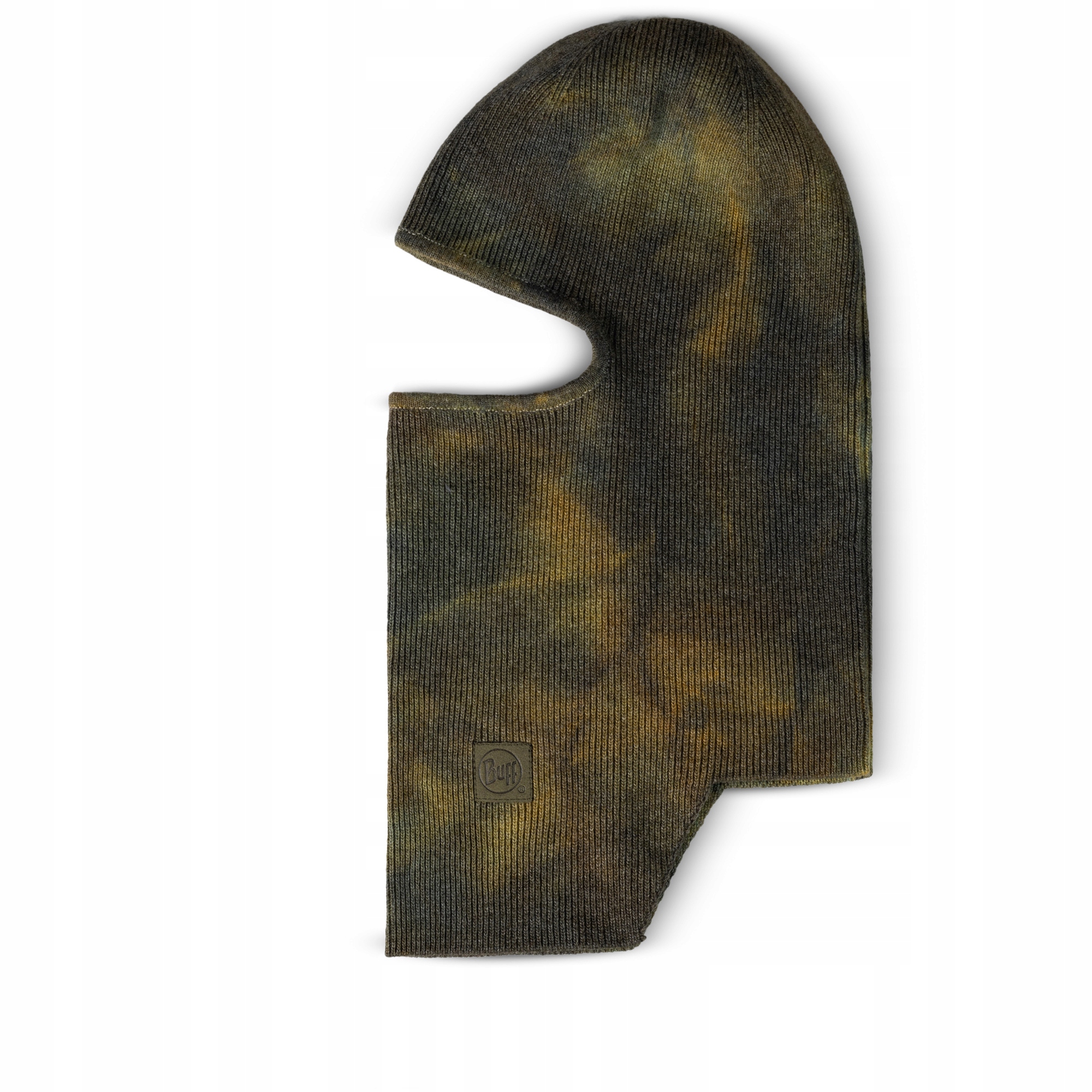 Buff Kominarka Knitted Balaclava Nilan barva khaki