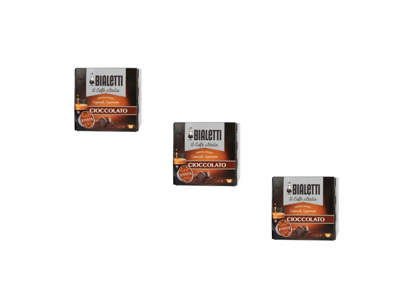 Kapsułki Bialetti Cioccolato do ekspresu Bialetti 3szt