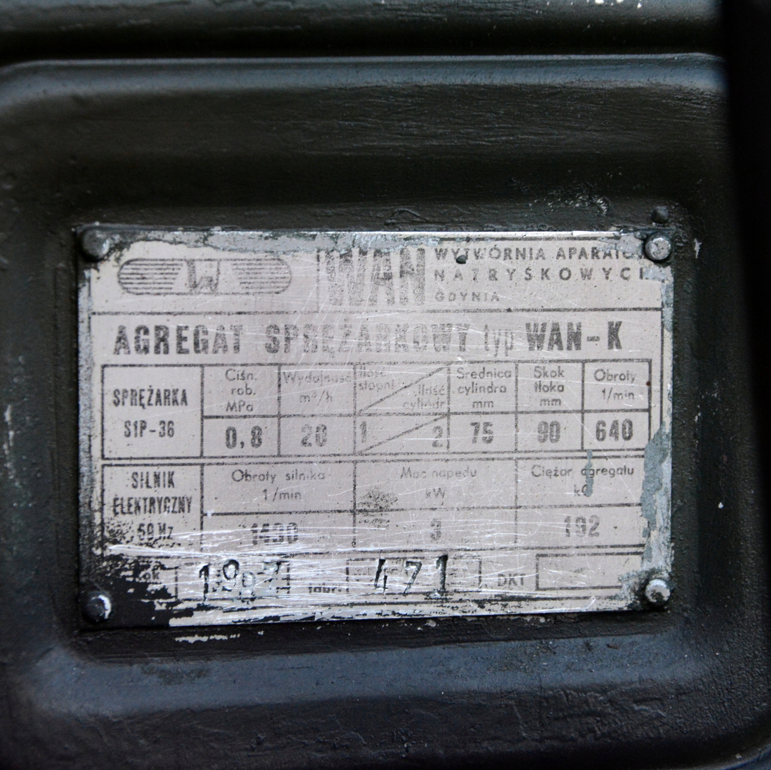 Sprężarka kompresor WAN-CE 3kW 150l Model WAN-CE