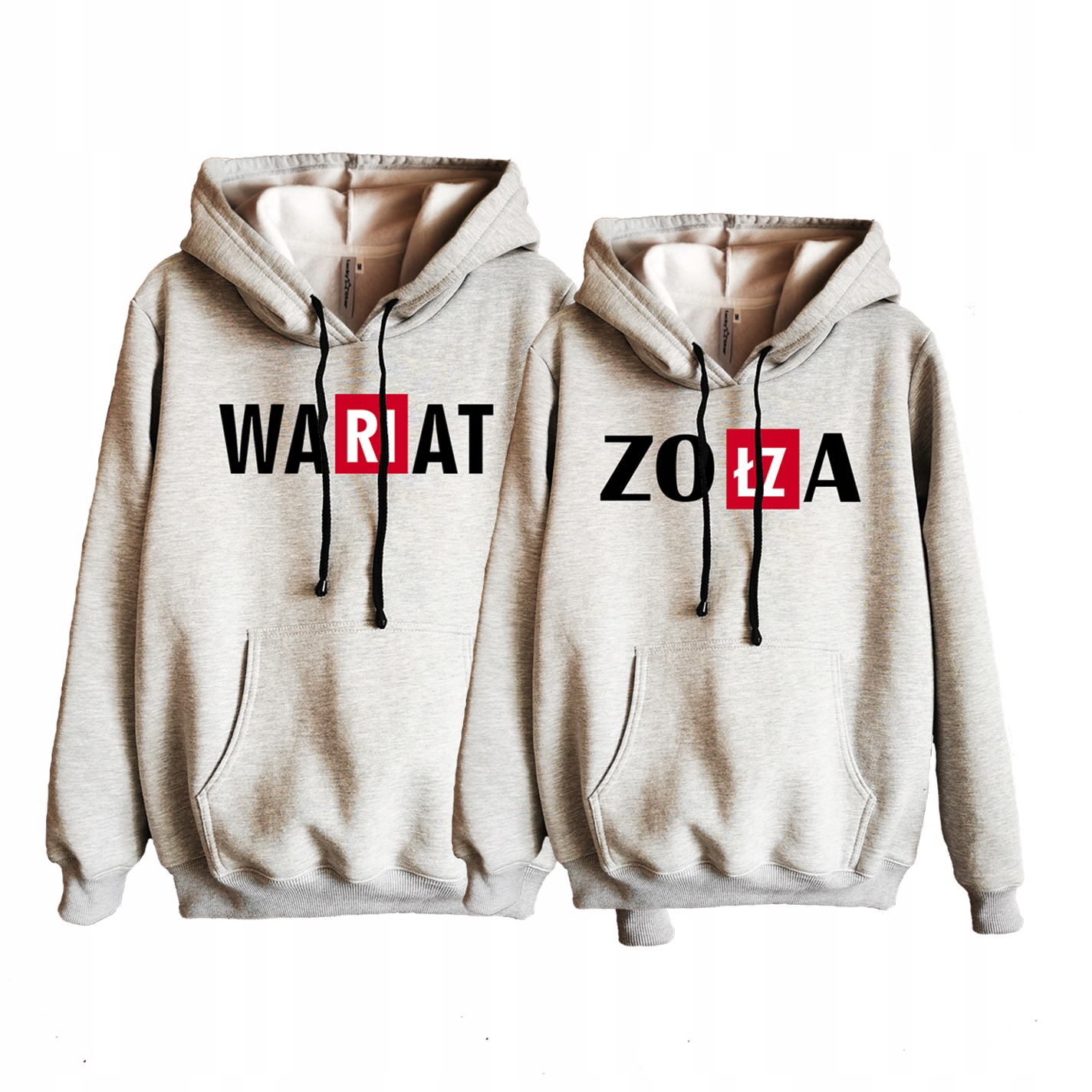 

Bluzy dla par Wariat Zołza Dom z papieru Premium!