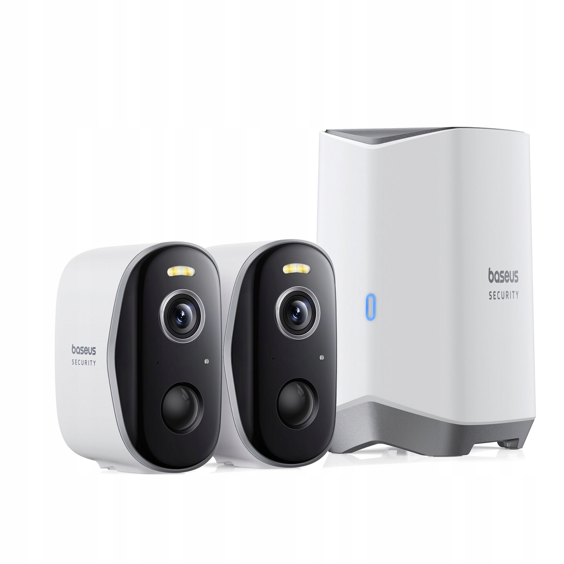 Baseus Security N1 Plus Outdoor kamera 2K 2-Cam Kit Weiß Eu