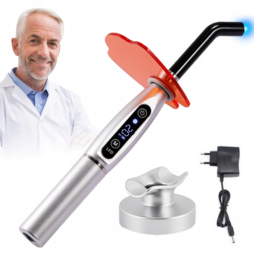 Bezpieczne Laboratoryjna Dentystyczna Lampa Utwardzająca 2200MAH 3 Tryby
