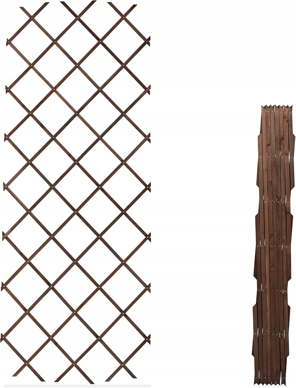 Pergola dřevěná mřížka 180 cm Relaxdays Gmbh pro zahradní zahradu ze dřeva