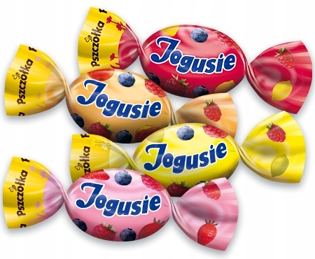 Levně Bonbóny Jogusie s jogurtem Pszczółka Mix 3000 g