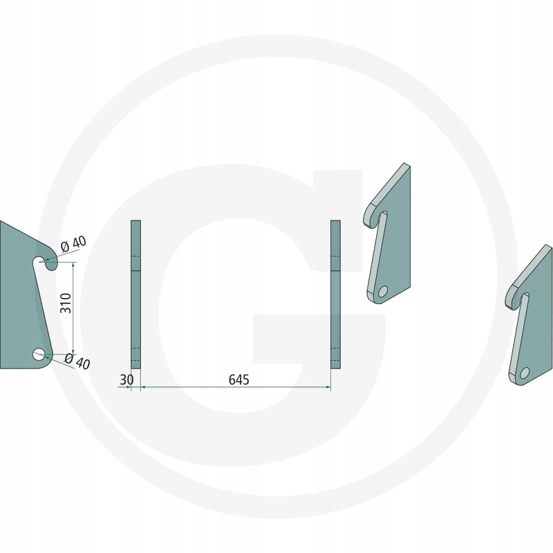 Mocowanie Atlas AR 42e do AR65