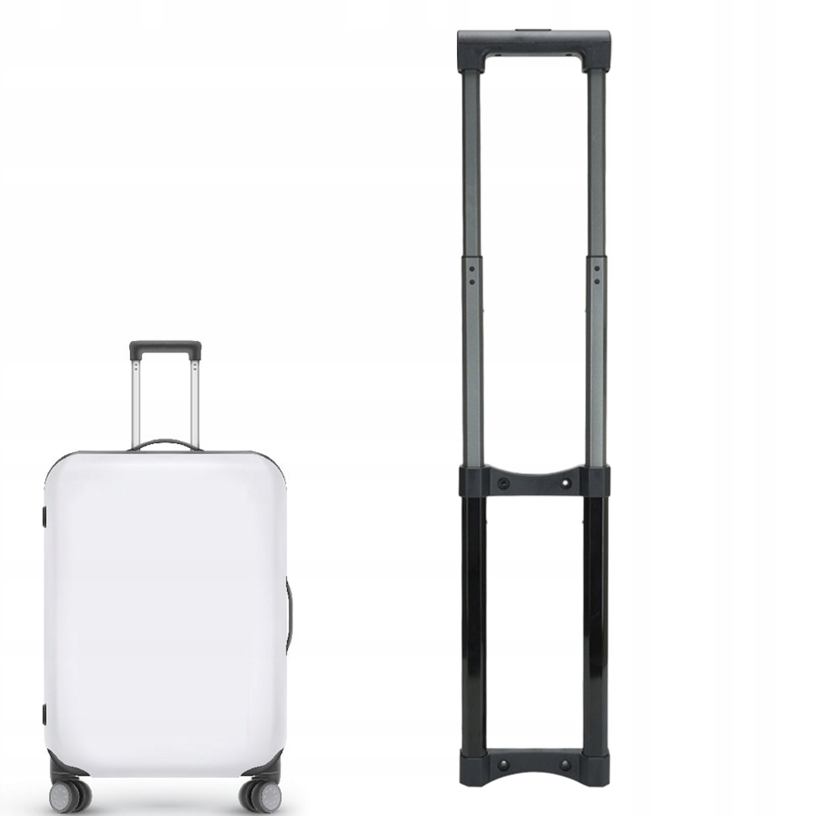 WYMIENNA RĄCZKA TELESKOPOWA DO WALIZKI BAGAŻOWEJ - WYTRZYMAŁA