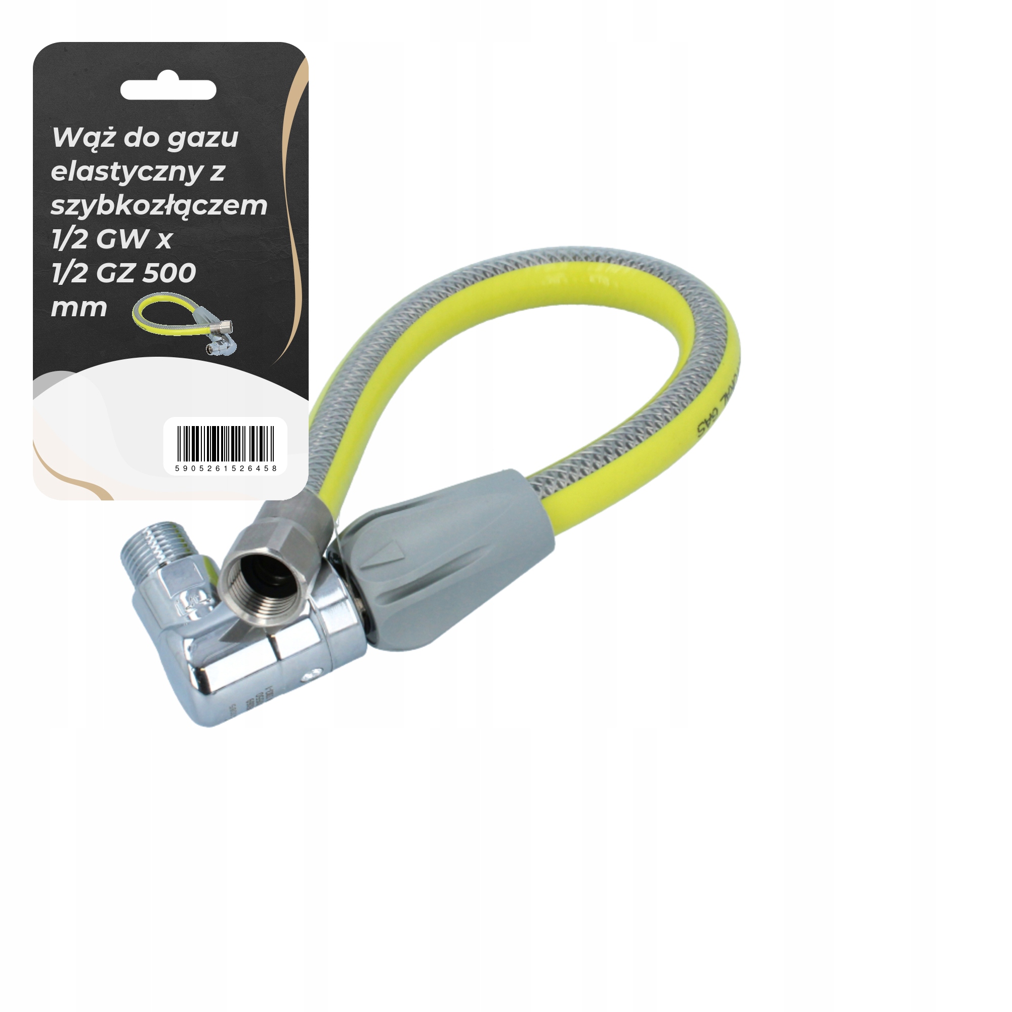 Plynová přípojka pro instalaci plynu 50 cm rychlospojka Ch