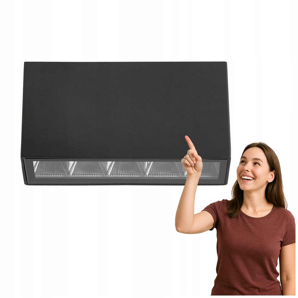 Venkovní spotové nástěnné svítidlo IP54 Led 5W Forli 4K OWL-2015-4K Italux