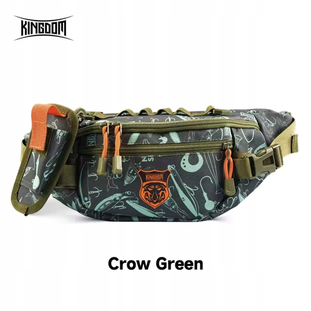 Kingdom Nerka Pas wędkarski Torba biodrowa Wodoodporna na sprzęt wędkarski