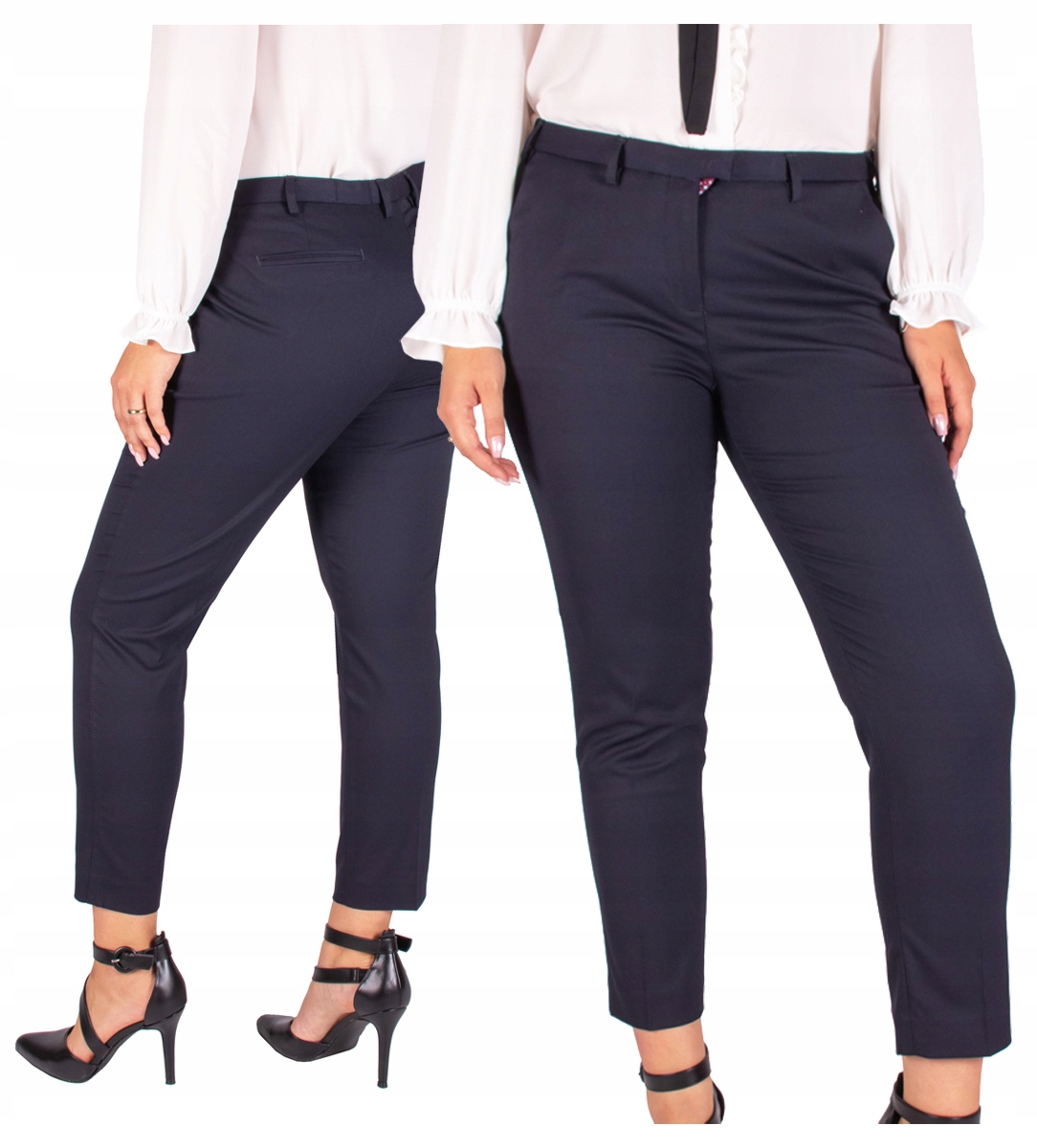 Dámské Látkové kalhoty modré 42/29 XL